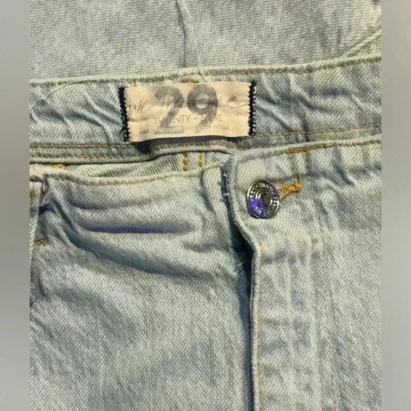 We the Free by Free People Super Flare High Waisted Light Wash Jeans, Size 29 - Picture 8 of 9